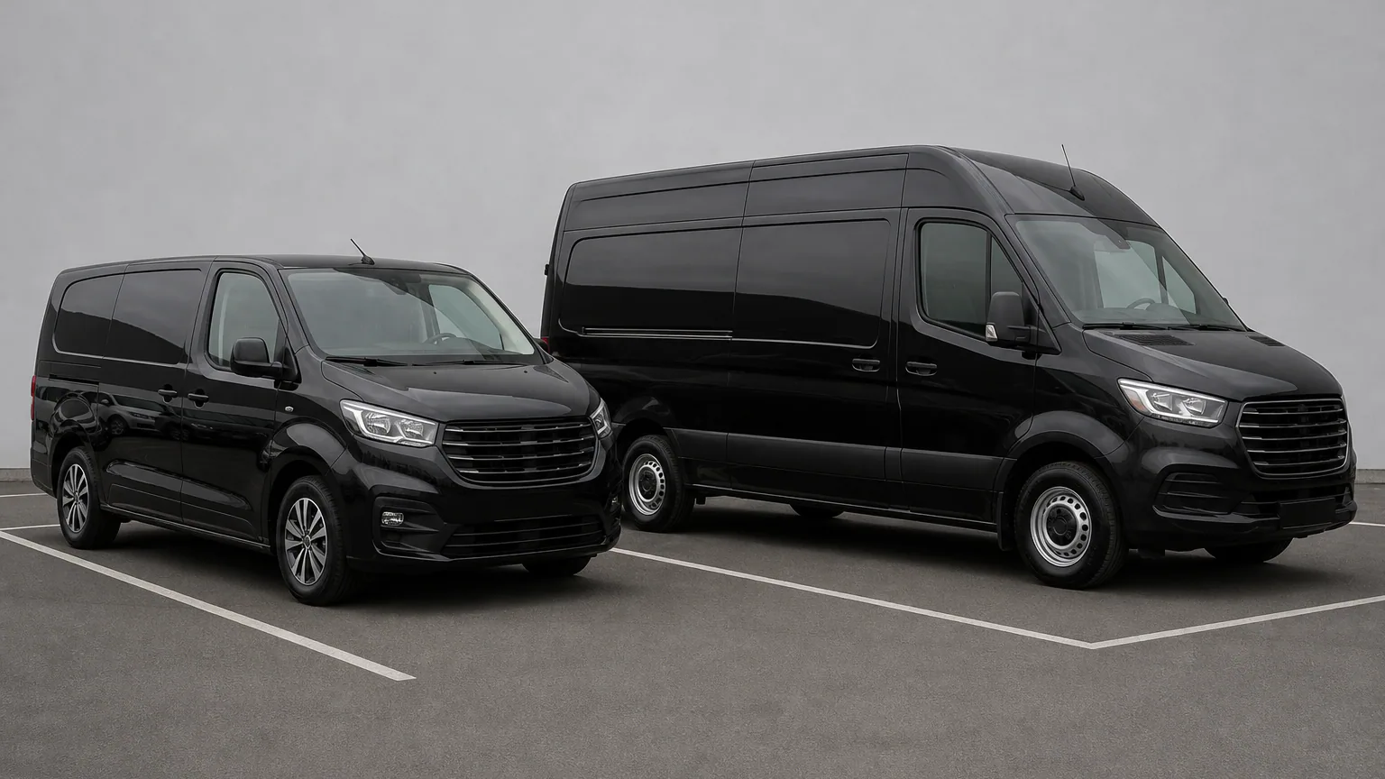 Capacity comparison of medium and large transfer vehicles