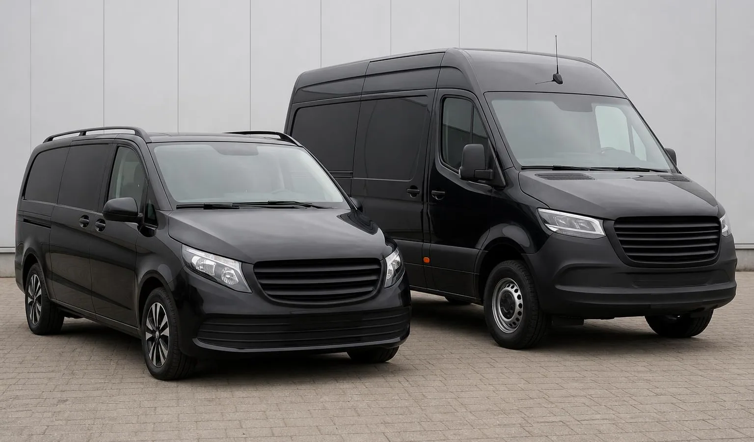Şehirlerarası transferde kullanılan Vito ve Sprinter araç seçenekleri